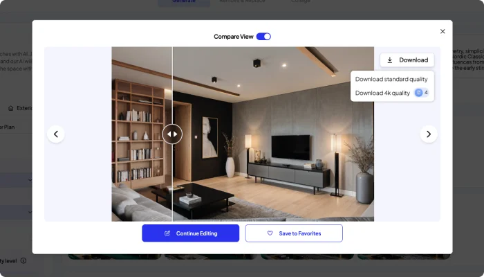 Increase Quality & Export for Review step illustration