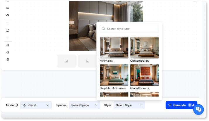Choose a Staging Style step illustration
